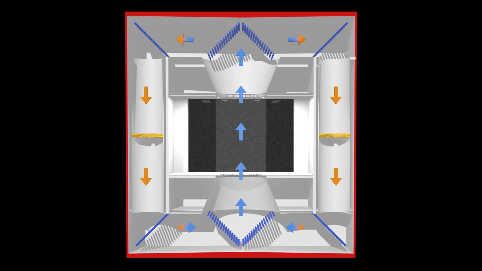 Tunnel animation middle frame